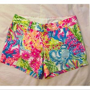 NWOT Lilly Pulitzer Lovers Coral Callahan Short
